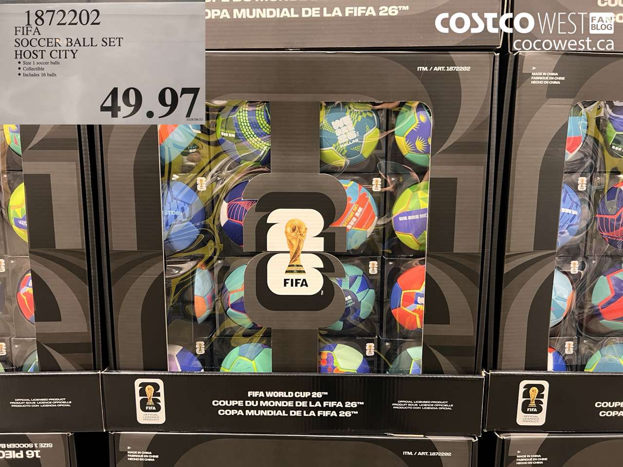 1872202 FIFA SOCCER BALL SET HOST CITY $49.97