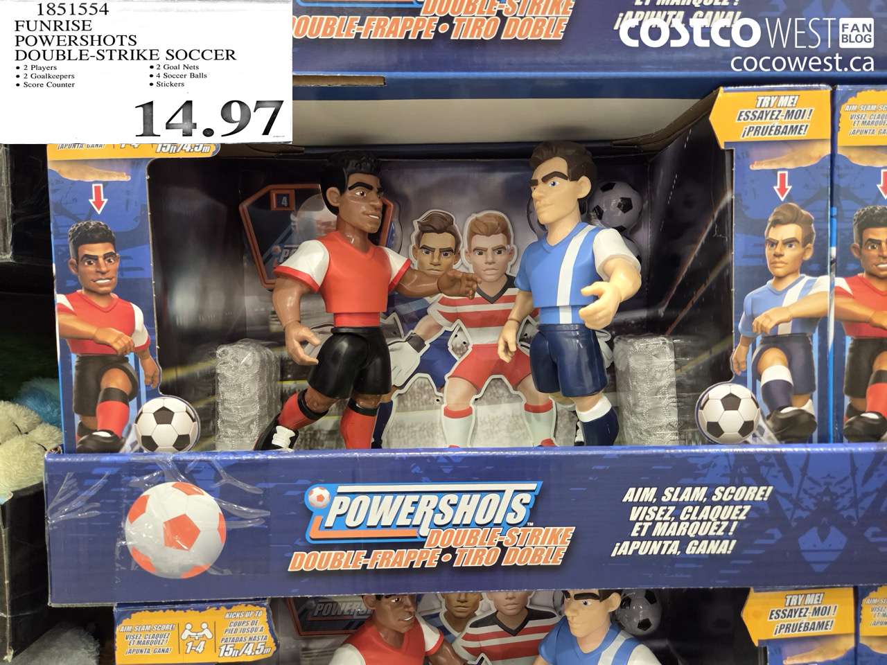 1851554 FUNRISE POWERSHOTS DOUBLE-STRIKE SOCCER $14.97