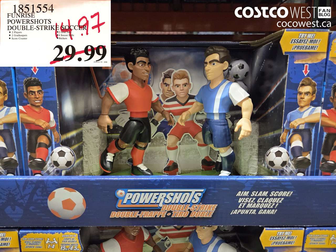 1851554 FUNRISE POWERSHOTS DOUBLE-STRIKE SOCCER $14.97