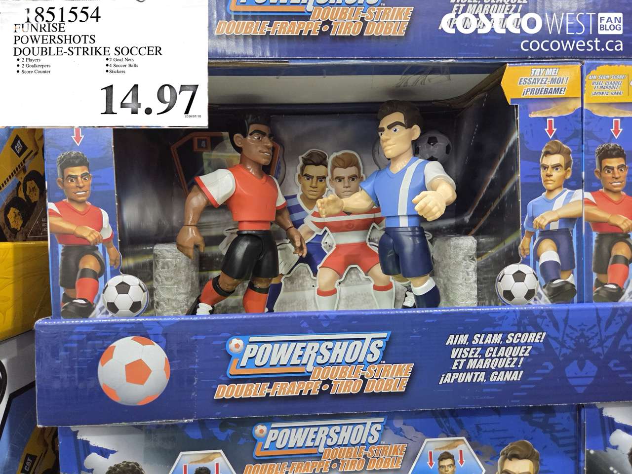 1851554 FUNRISE POWERSHOTS DOUBLE-STRIKE SOCCER $14.97