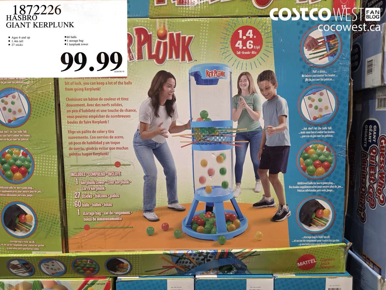 1872226 HASBRO GIANT KERPLUNK $99.99