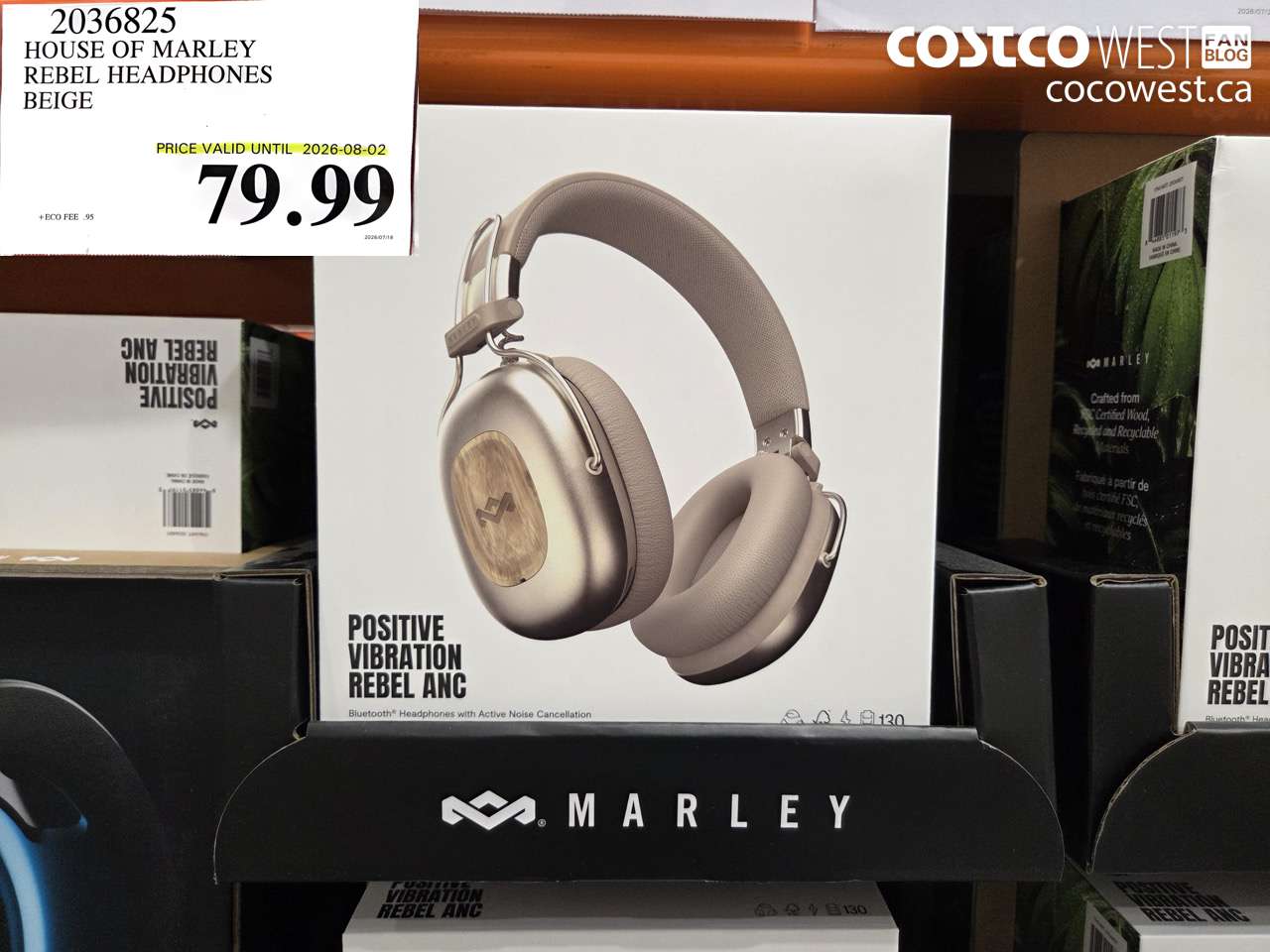 2036825 HOUSE OF MARLEY REBEL HEADPHONES BEIGE (EXPIRES ON 2026-08-02) $79.99