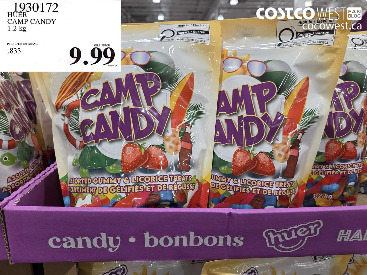 1930172 HUER CAMP CANDY 1.2 KG $9.99