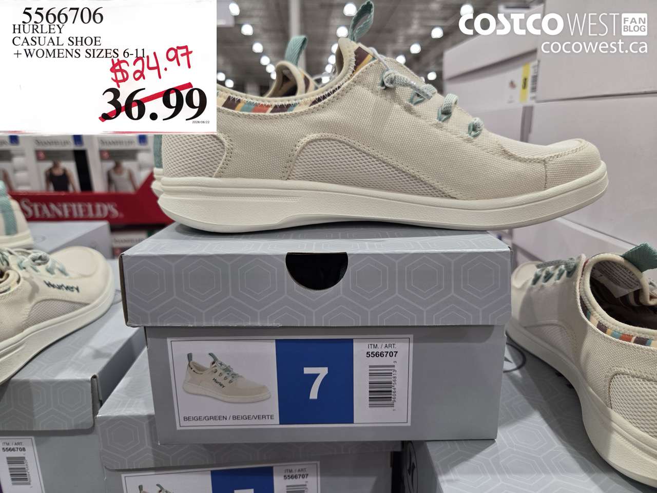 5566706 HURLEY CASUAL SHOE WOMENS SIZES 6-11 $24.97