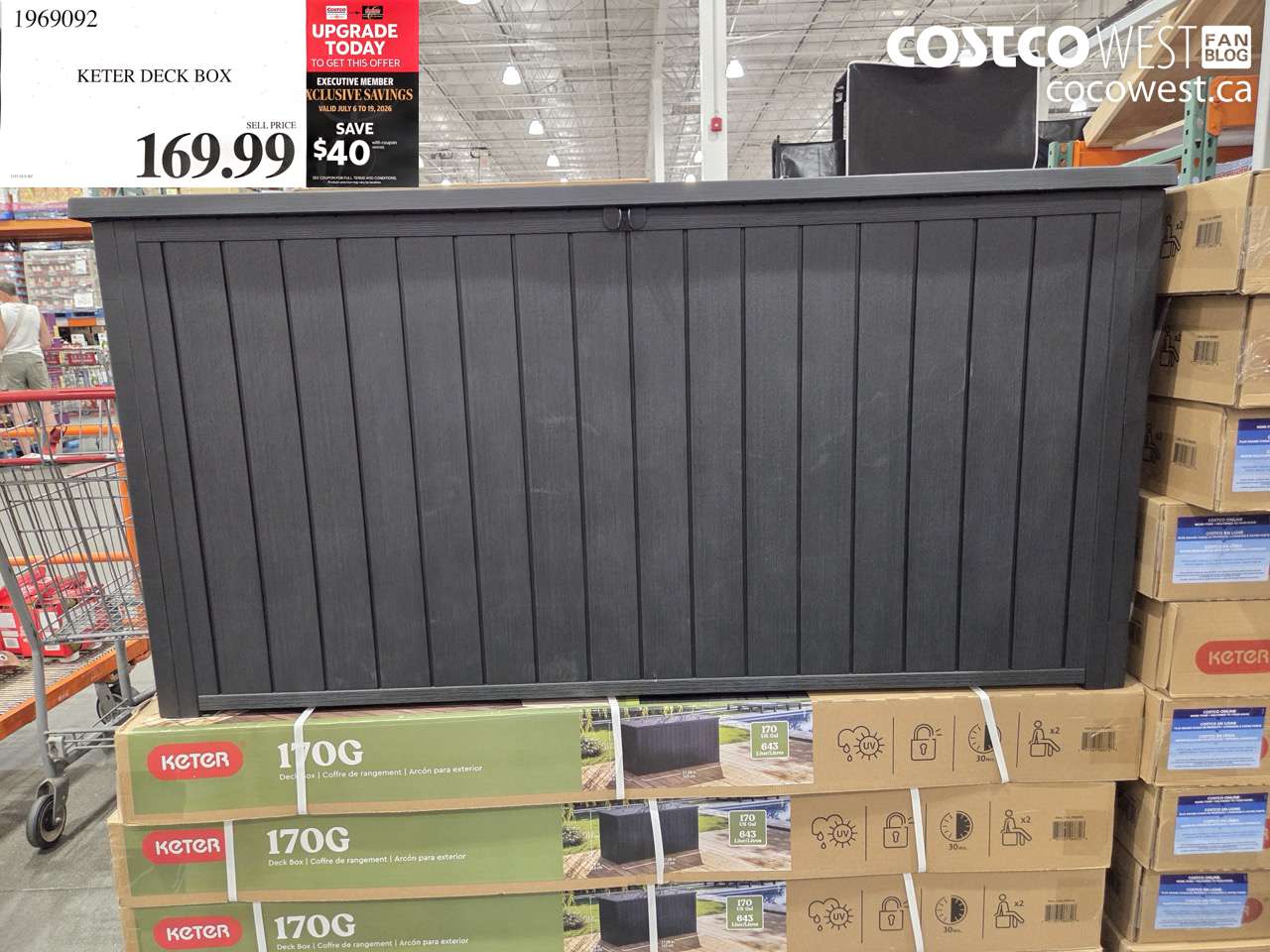 1969092 KETER DECK BOX ($40.00 INSTANT SAVINGS EXPIRES ON 2026-07-19) $129.99