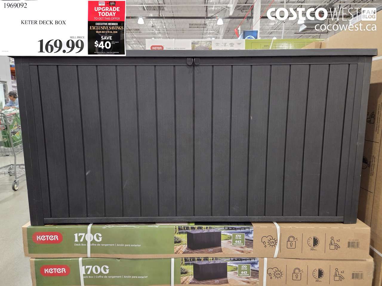 1969092 KETER DECK BOX ($40.00 INSTANT SAVINGS EXPIRES ON 2026-07-26) $129.99