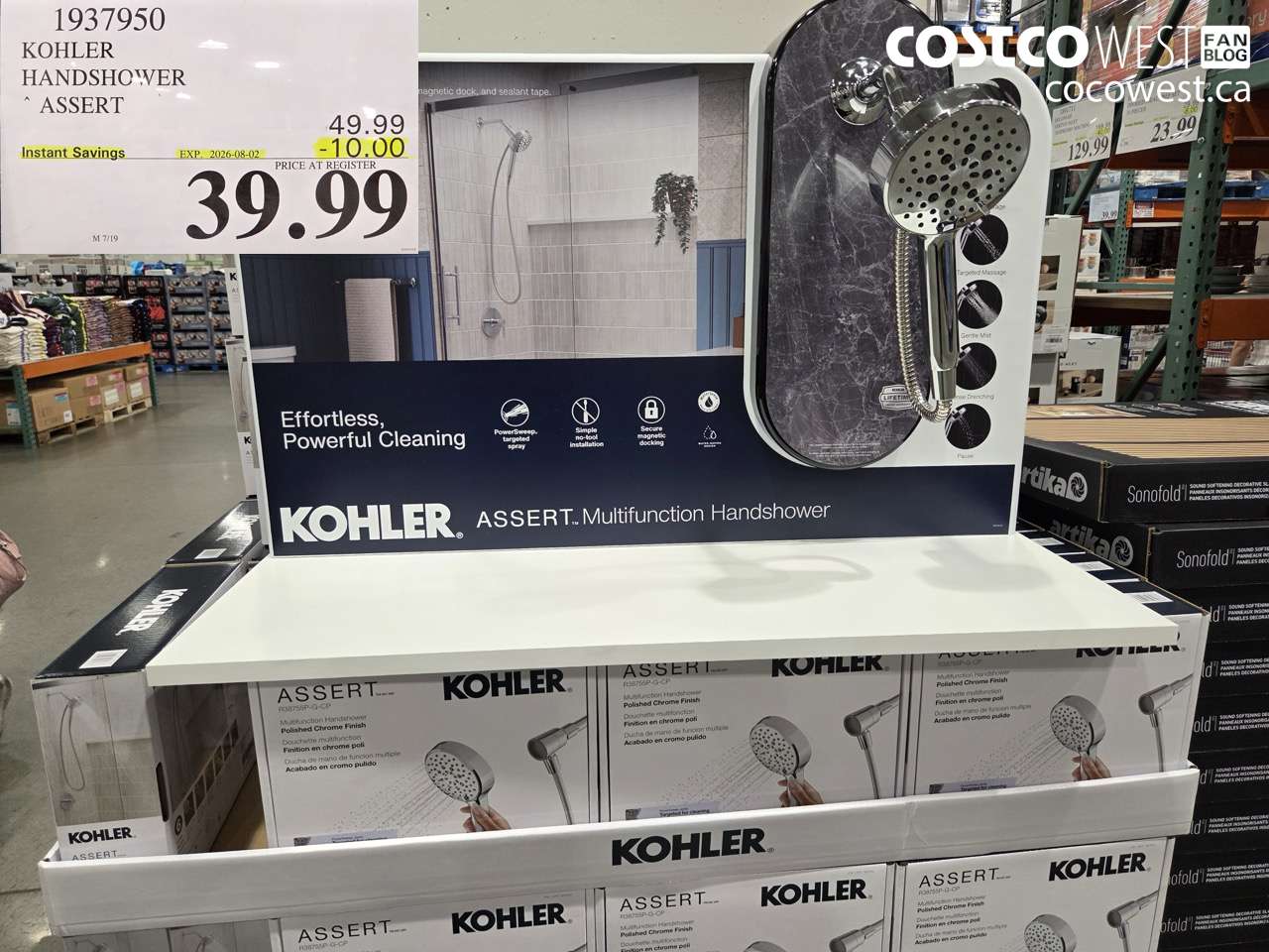 1937950 KOHLER HANDSHOWER ASSERT ($10.00 INSTANT SAVINGS EXPIRES ON 2026-08-02) $39.99
