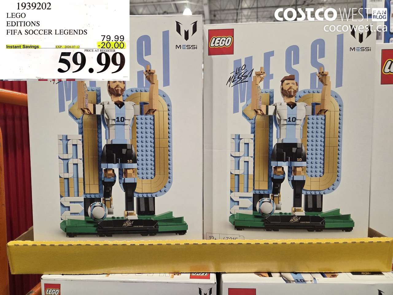 1939202 LEGO EDITIONS FIFA SOCCER LEGENDS ($20.00 INSTANT SAVINGS EXPIRES ON 2026-07-12) $59.99