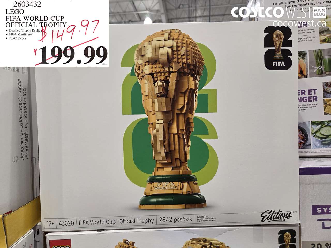 2603432 LEGO FIFA WORLD CUP OFFICIAL TROPHY $149.97