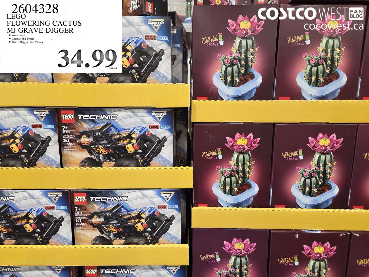 2604328 LEGO FLOWERING CACTUS MJ GRAVE DIGGER $34.99
