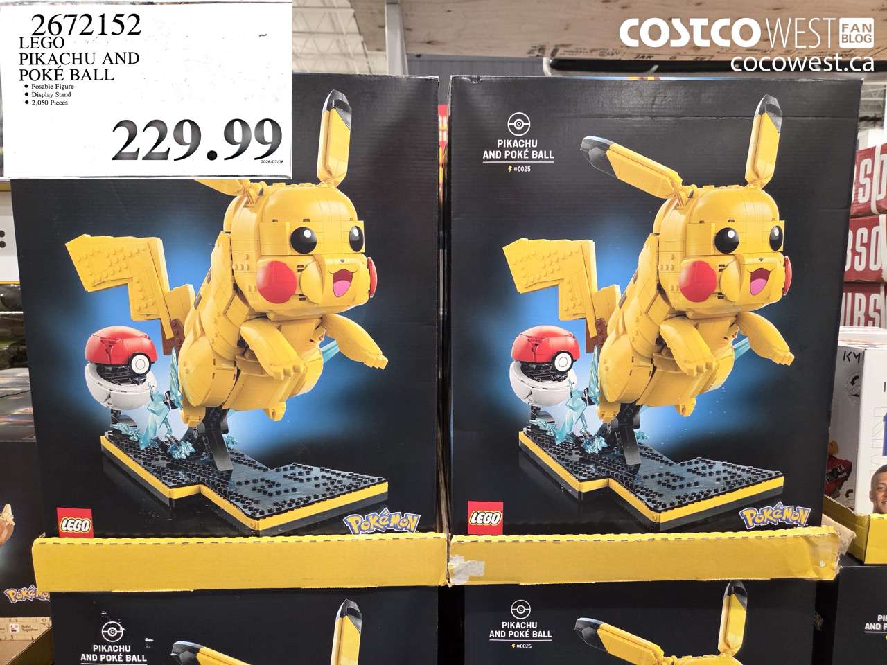 2672152 LEGO PIKACHU AND POKE BALL $229.99