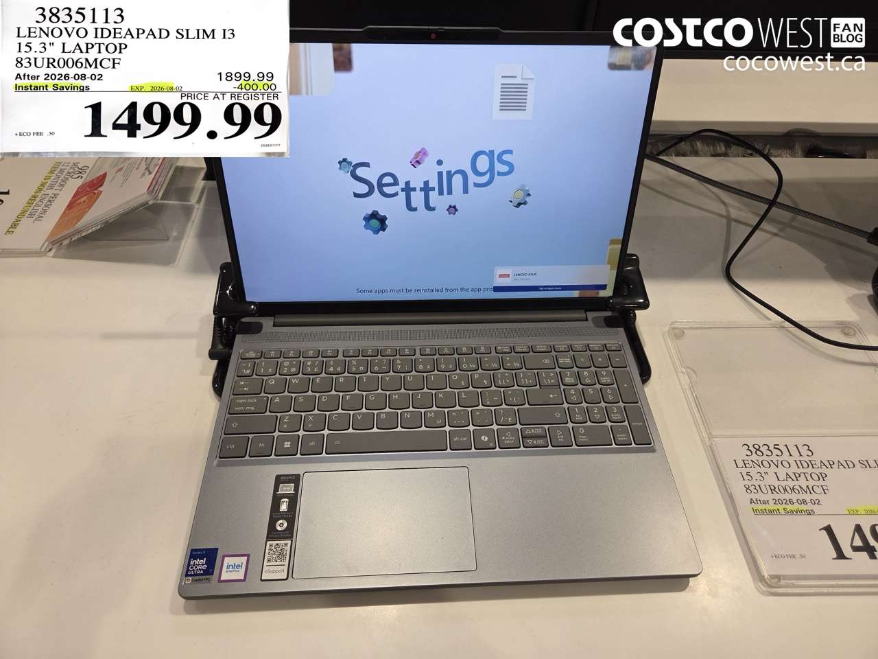 3835113 LENOVO IDEAPAD SLIM I3 15.3