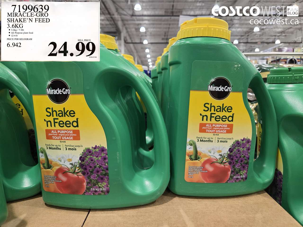 7199639 MIRACLE-GRO SHAKE'N FEED 3.6KG $24.99