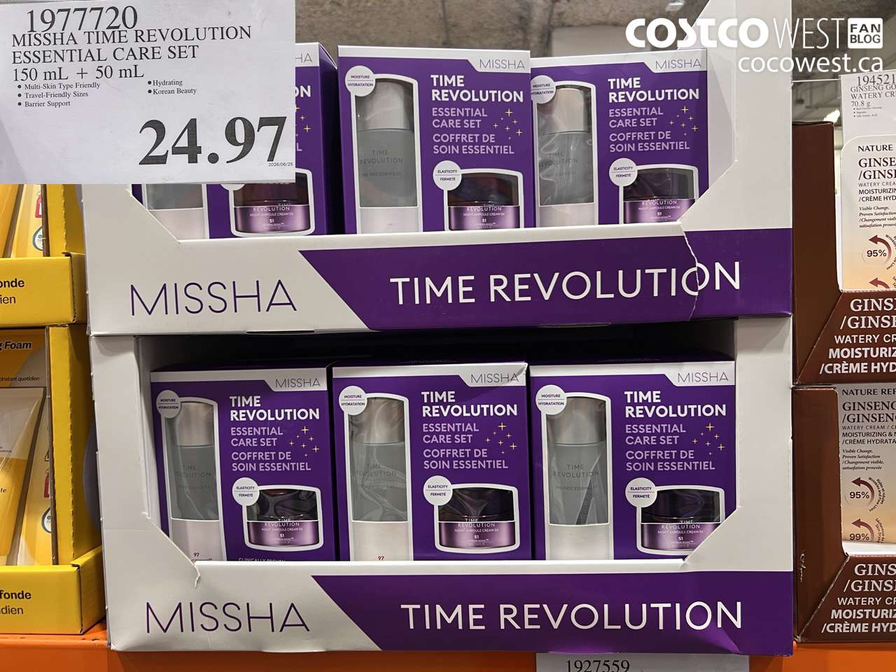1977720 MISSHA TIME REVOLUTION ESSENTIAL CARE SET 150 ML + 50 ML $24.97