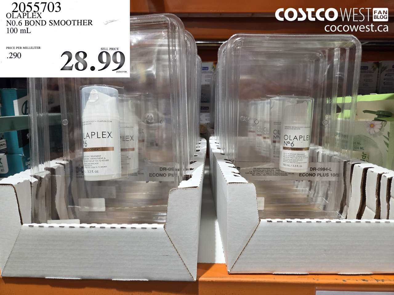 2055703 OLAPLEX NO.6 BOND SMOOTHER 100 ML $28.99