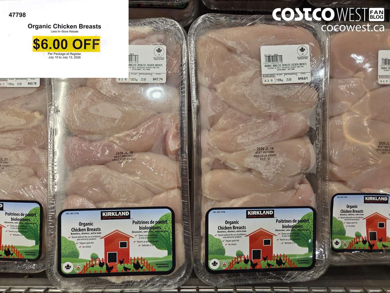 47798 ORGANIC CHICKEN BREASTS ($6.00 INSTANT SAVINGS EXPIRES ON 2026-07-13)