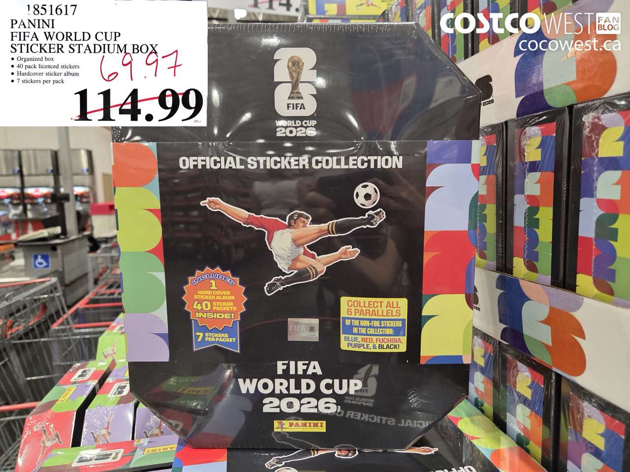 1851617 PANINI FIFA WORLD CUP STICKER STADIUM BOX $69.97