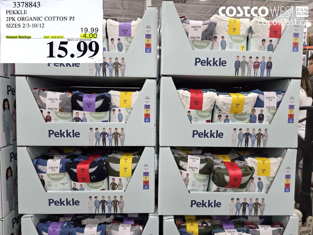3378843 PEKKLE 2PK ORGANIC COTTON PJ SIZES 2/3-10/12 ($4.00 INSTANT SAVINGS EXPIRES ON 2026-08-02) $15.99