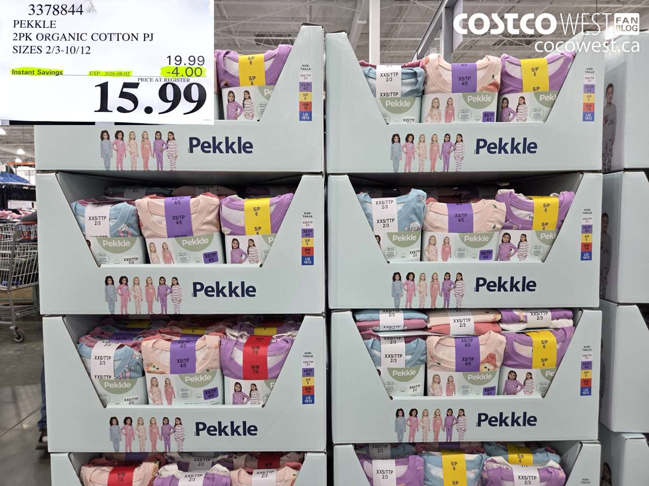 3378844 PEKKLE 2PK ORGANIC COTTON PJ SIZES 2/3-10/12 ($4.00 INSTANT SAVINGS EXPIRES ON 2026-08-02) $15.99