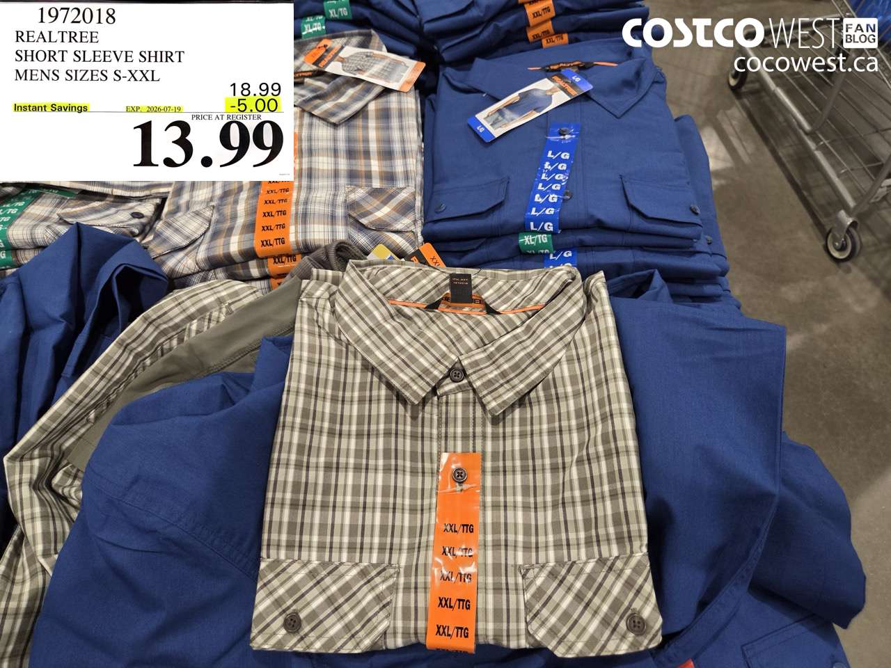 1972018 REALTREE SHORT SLEEVE SHIRT MENS SIZES S-XXL ($5.00 INSTANT SAVINGS EXPIRES ON 2026-07-19) $13.99