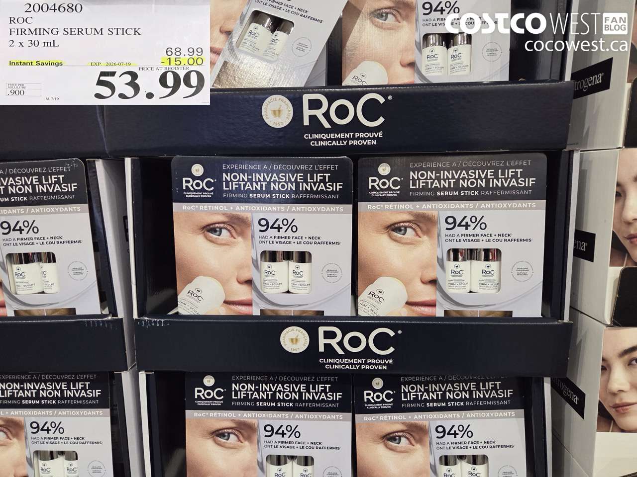 2004680 ROC FIRMING SERUM STICK 2 X 30 ML ($15.00 INSTANT SAVINGS EXPIRES ON 2026-07-19) $53.99