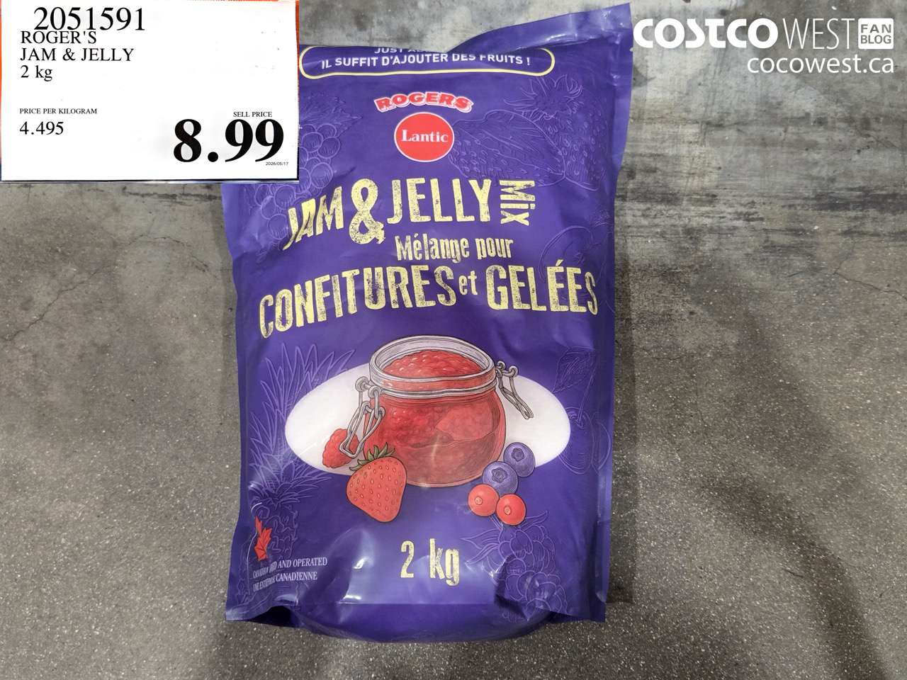 2051591 ROGER'S JAM & JELLY 2 KG $8.99