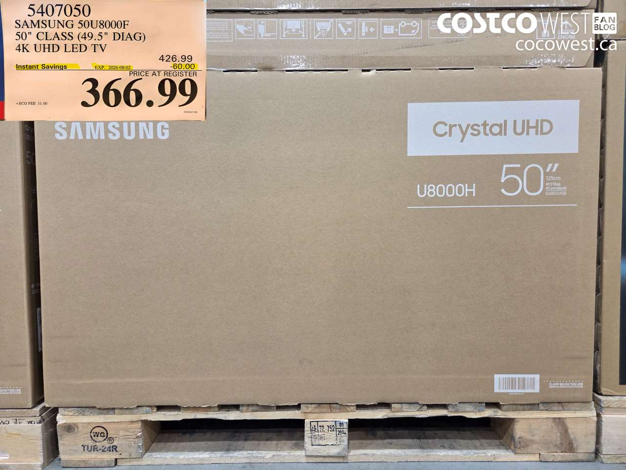 5407050 SAMSUNG 50U8000F 50