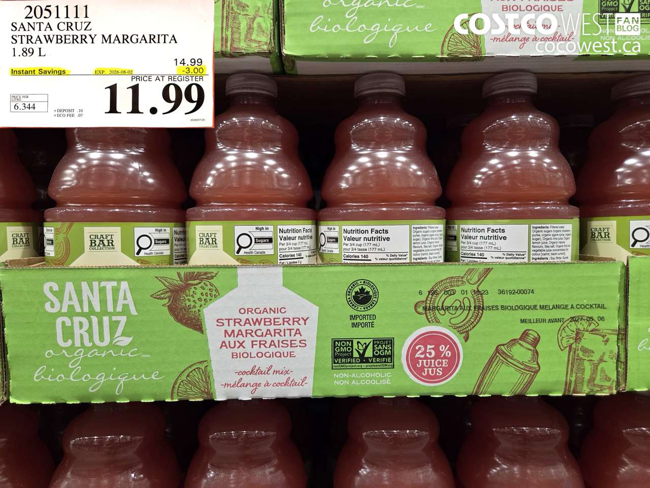 2051111 SANTA CRUZ STRAWBERRY MARGARITA 1.89 L ($3.00 INSTANT SAVINGS EXPIRES ON 2026-08-02) $11.99