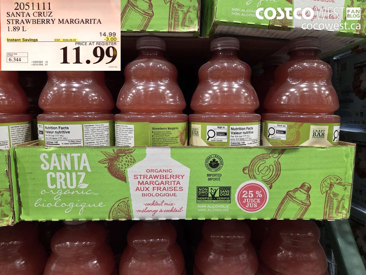 2051111 SANTA CRUZ STRAWBERRY MARGARITA 1.89 L ($3.00 INSTANT SAVINGS EXPIRES ON 2026-08-02) $11.99