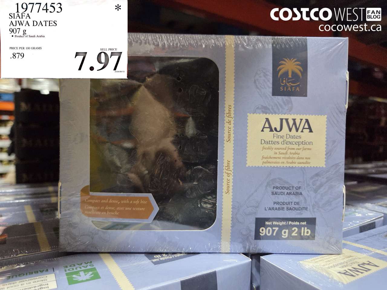 1977453 SIAFA AJWA DATES 907 G $7.97