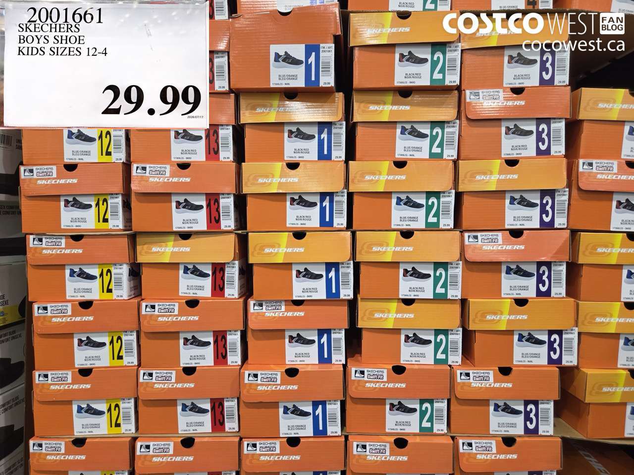 2001661 SKECHERS BOYS SHOE KIDS SIZES 12-4 $29.99