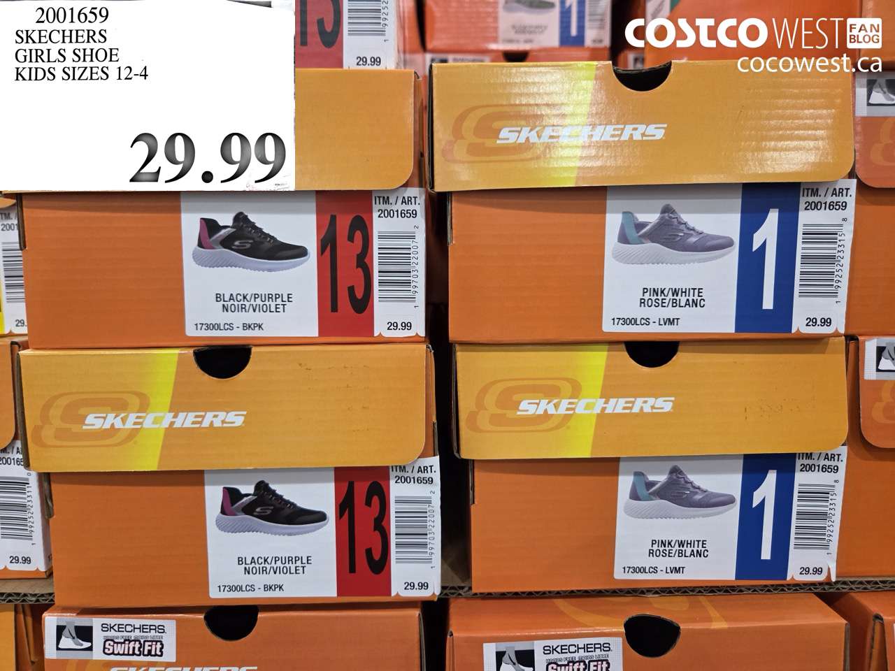 2001659 SKECHERS GIRLS SHOE KIDS SIZES 12-4 $29.99