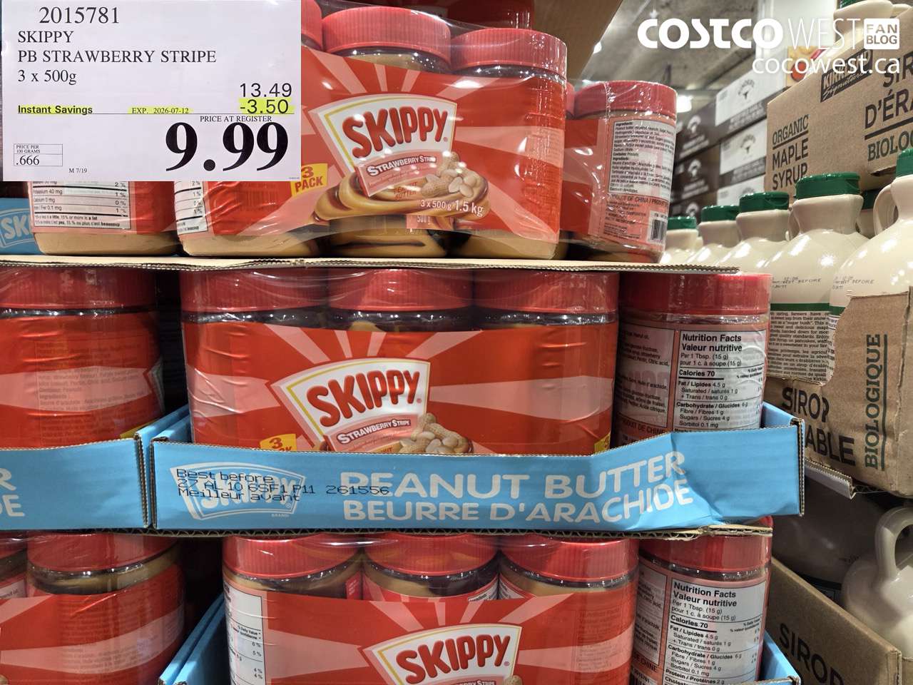 2015781 SKIPPY PB STRAWBERRY STRIPE 3 X 500G ($3.50 INSTANT SAVINGS EXPIRES ON 2026-07-12) $9.99