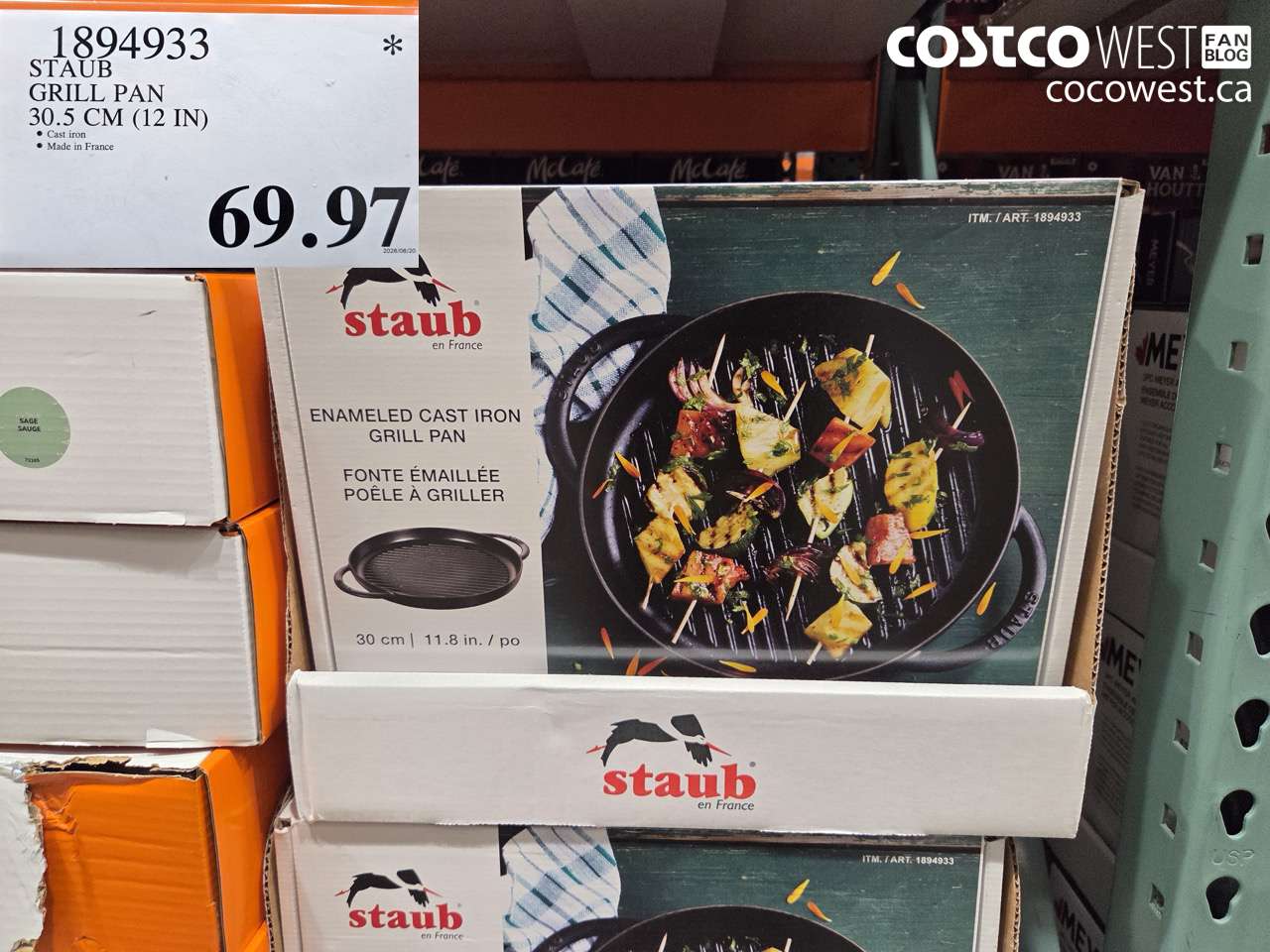 1894933 STAUB GRILL PAN 30.5 CM (12 IN) $69.97