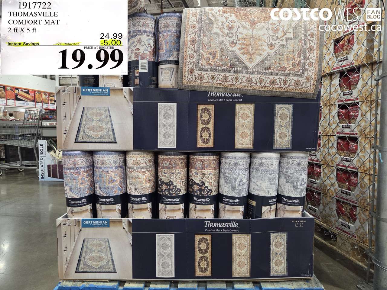 1917722 THOMASVILLE COMFORT MAT 2 FT X 5 FT ($5.00 INSTANT SAVINGS EXPIRES ON 2026-07-26) $19.99