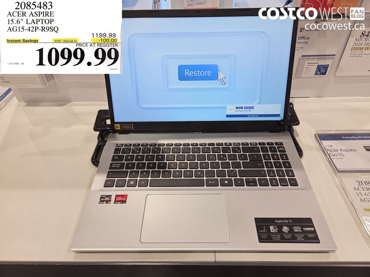 2085483 ACER ASPIRE 15.6