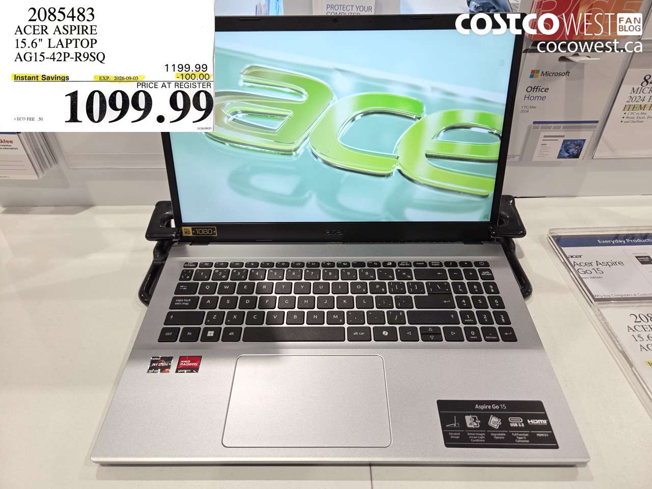 2085483 ACER ASPIRE 15.6