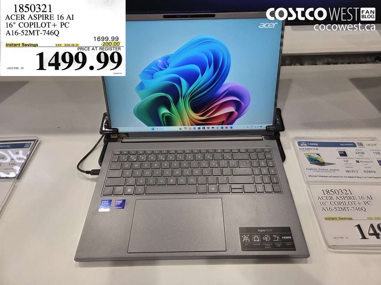 1850321 ACER ASPIRE 16 AI 16