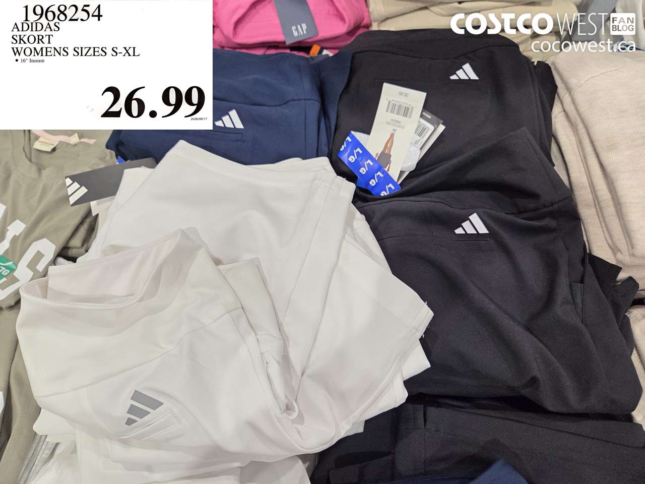 1968254 ADIDAS SKORT WOMENS SIZES S-XL $26.99