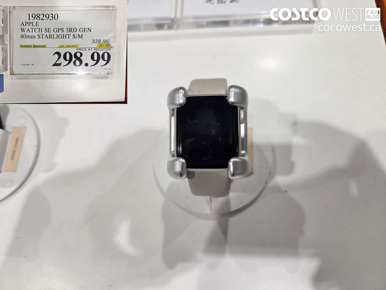 1982930 APPLE WATCH SE GPS 3RD GEN 40MM STARLIGHT S/M ($30.00 INSTANT SAVINGS EXPIRES ON 2026-08-06) $298.99