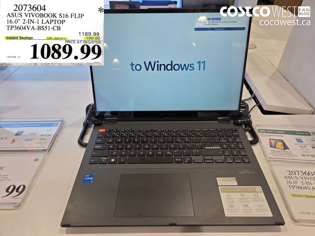 2073604 ASUS VIVOBOOK S16 FLIP 16.0