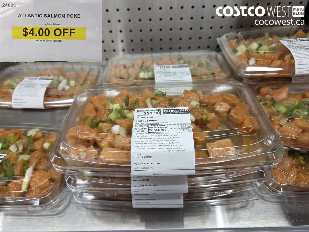 24696 ATLANTIC SALMON POKE ($4.00 INSTANT SAVINGS)
