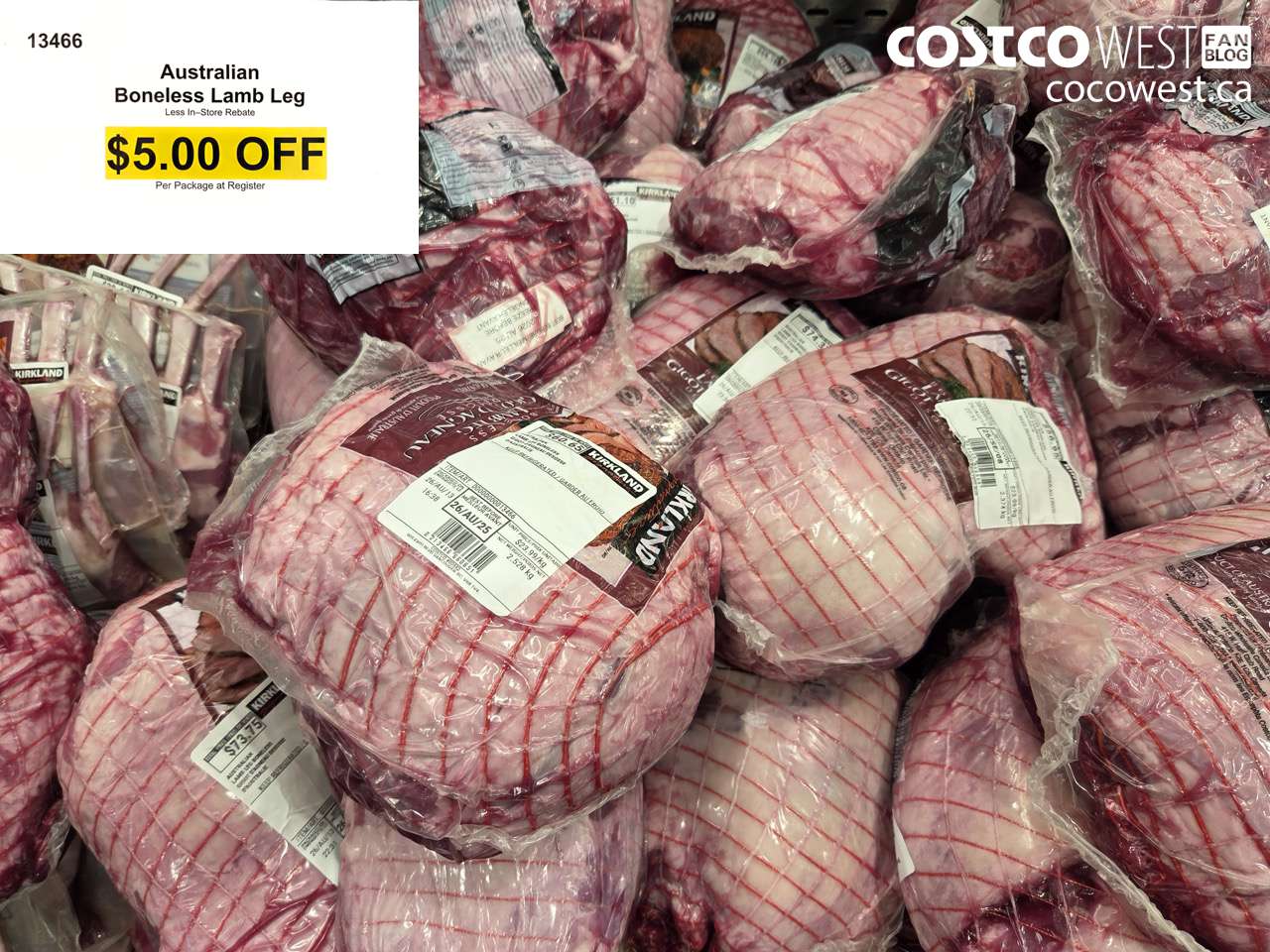 13466 AUSTRALIAN BONELESS LAMB LEG ($5.00 INSTANT SAVINGS)