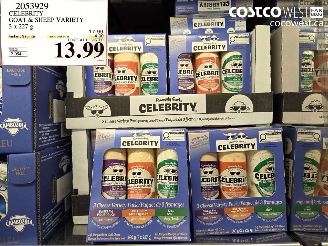 2053929 CELEBRITY GOAT & SHEEP VARIETY 3 X 227 G ($4.00 INSTANT SAVINGS EXPIRES ON 2026-08-23) $13.99