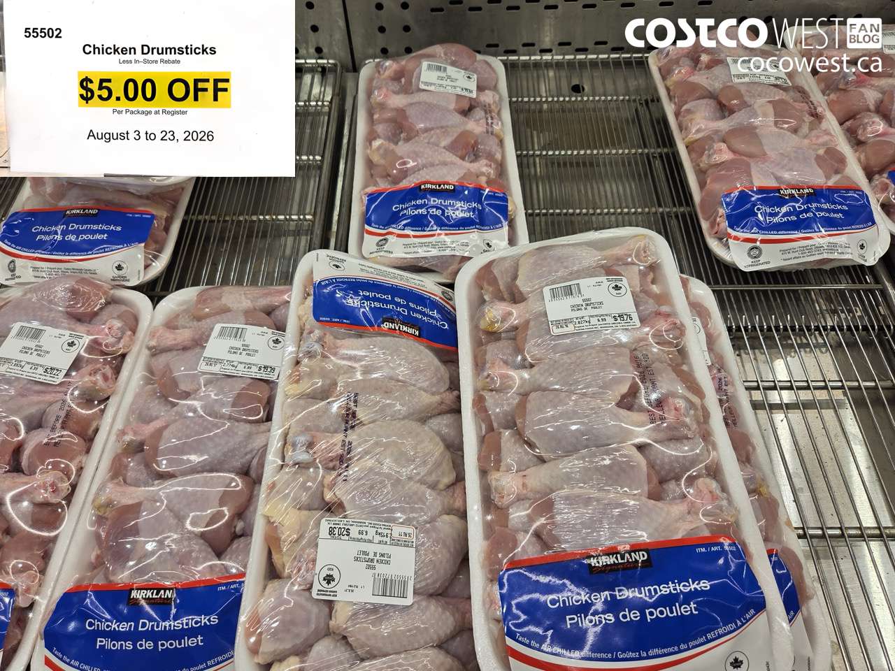 55502 CHICKEN DRUMSTICKS ($5.00 INSTANT SAVINGS EXPIRES ON 2026-08-23)