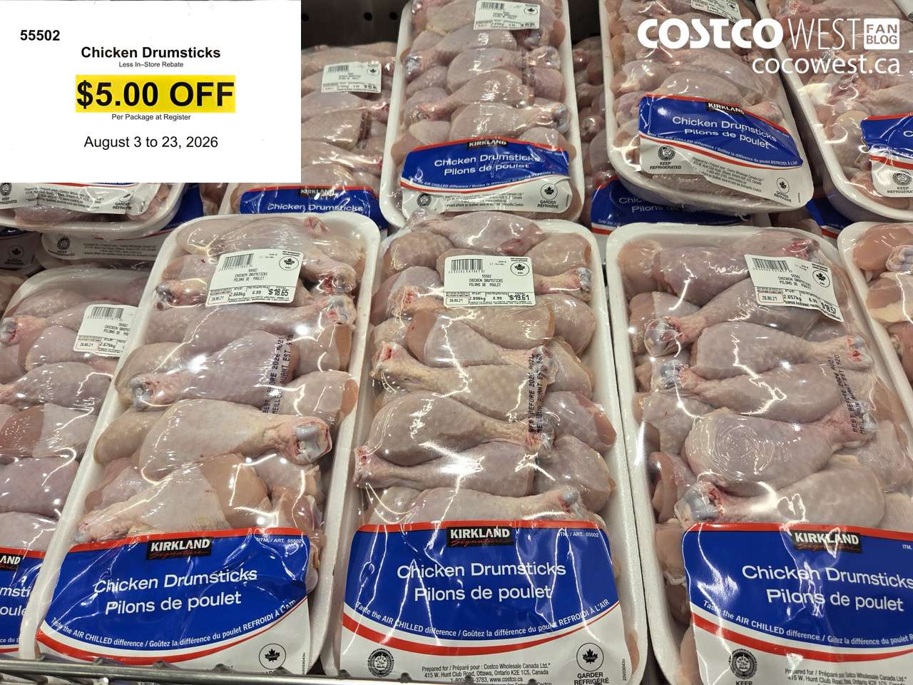 55502 CHICKEN DRUMSTICKS ($5.00 INSTANT SAVINGS EXPIRES ON 2026-08-23)