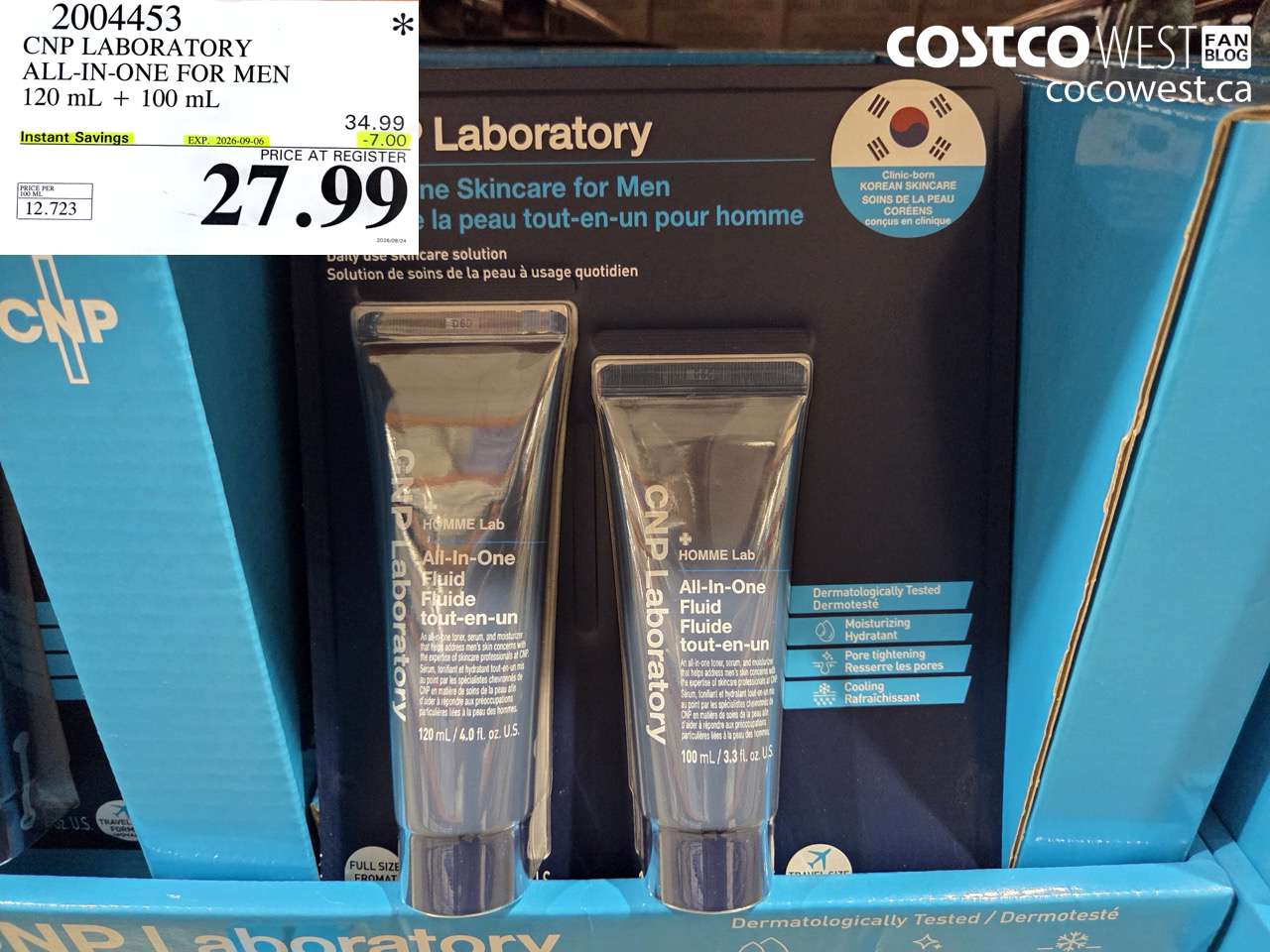 2004453 CNP LABORATORY ALL-IN-ONE FOR MEN 120 ML + 100 ML ($7.00 INSTANT SAVINGS EXPIRES ON 2026-09-06) $27.99