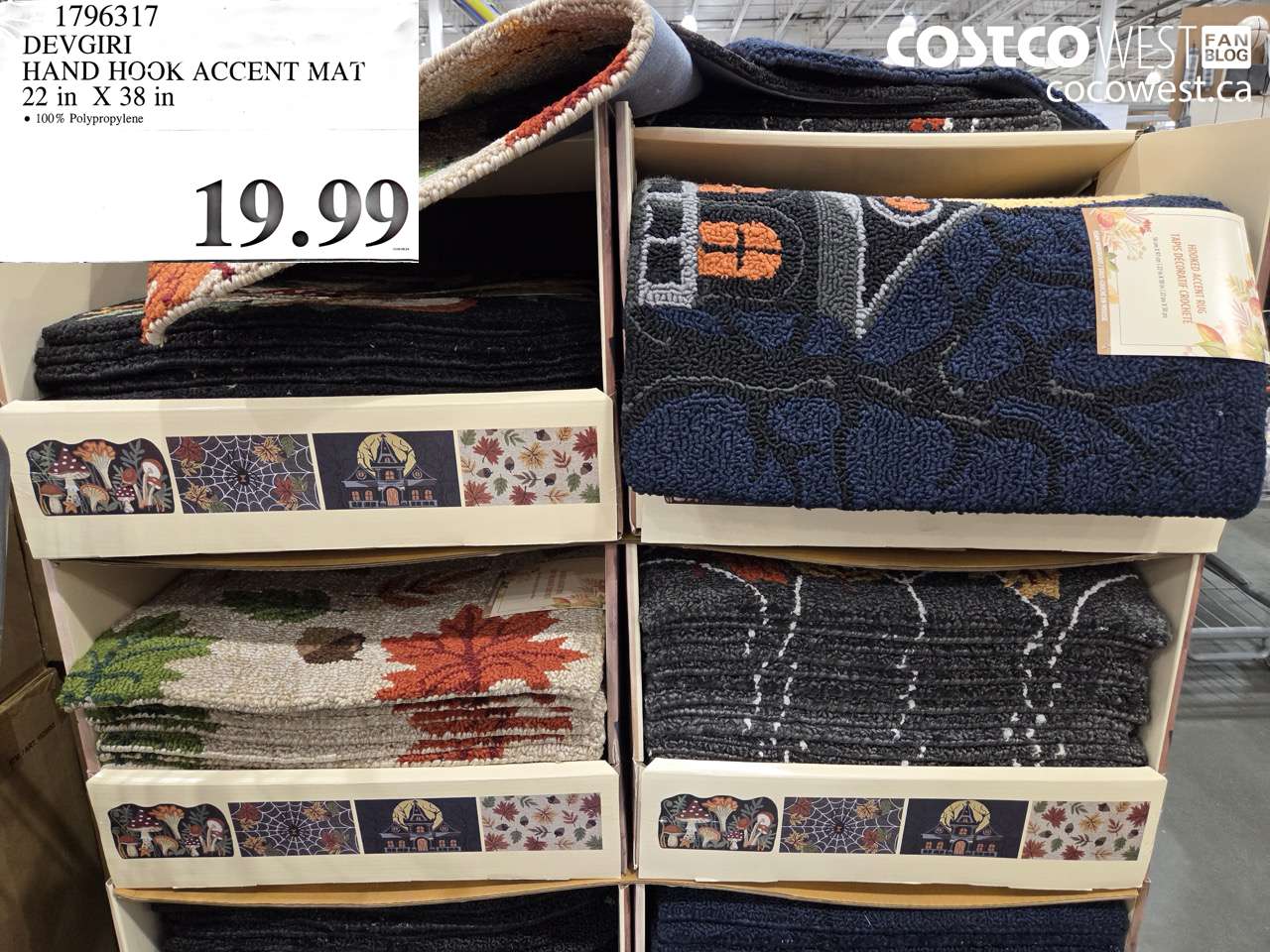 1796317 DEVGIRI HAND HOOK ACCENT MAT 22 IN X 38 IN $19.99