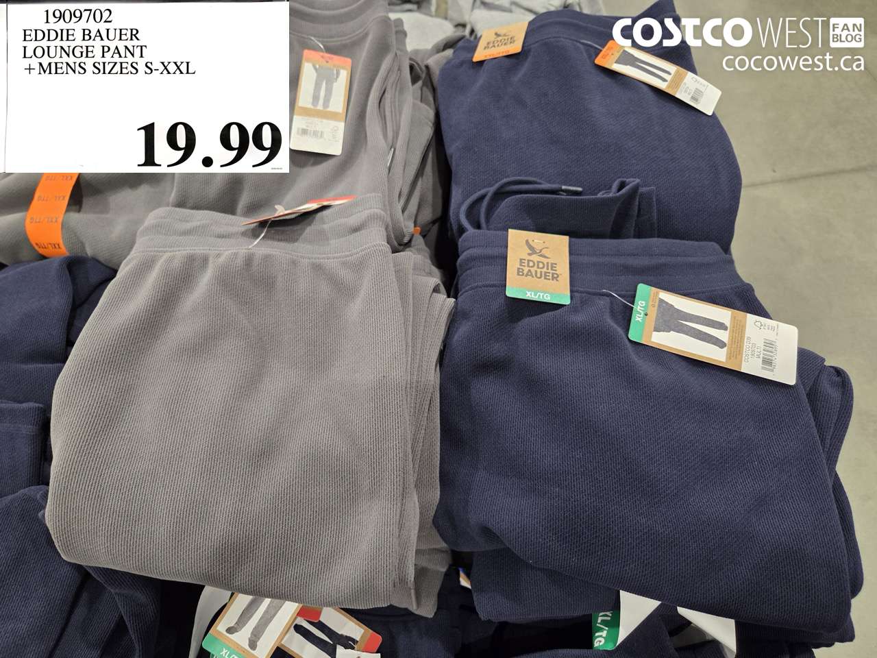 1909702 EDDIE BAUER LOUNGE PANT + MENS SIZES S-XXL $19.99