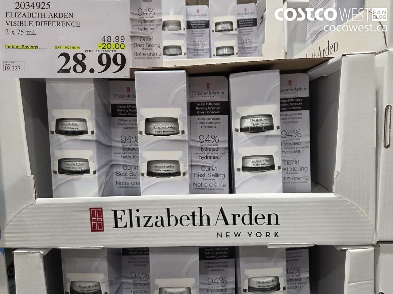 2034925 ELIZABETH ARDEN VISIBLE DIFFERENCE 2 X 75 ML ($20.00 INSTANT SAVINGS EXPIRES ON 2026-08-30) $28.99